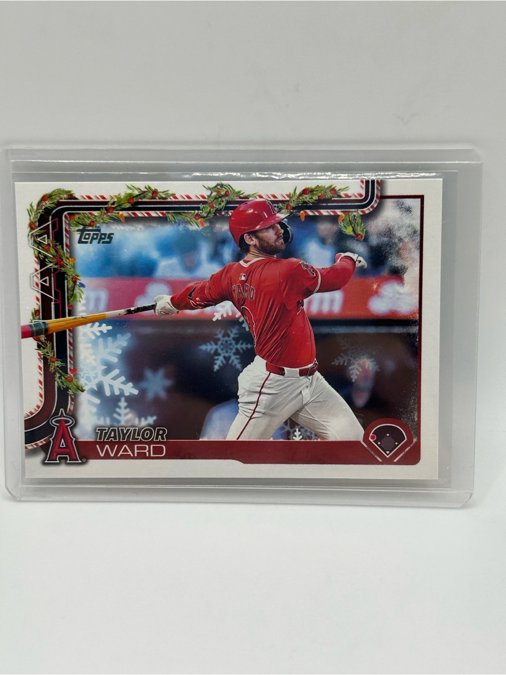 Taylor Ward Los Angeles Angels Holiday Topps Baseball Card - H134 ⚾️